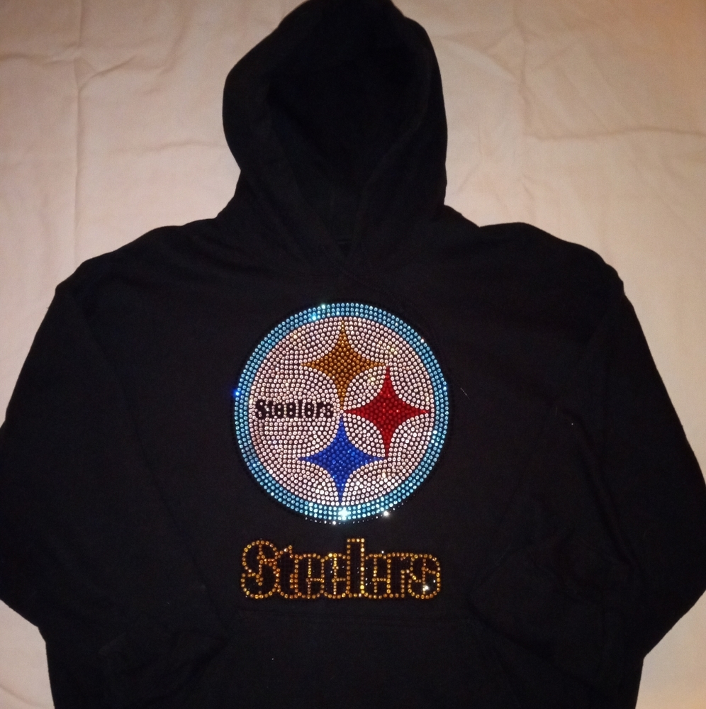 Rhinestone Steelers Hoodie